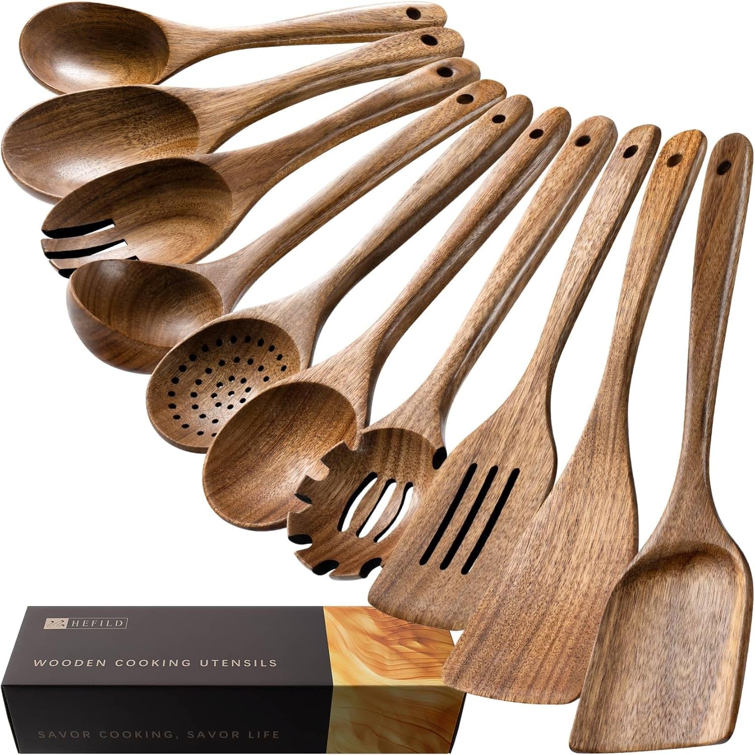 wooden-spoons-for-cooking-10-piece-acacia-wood-cooking-utensil-set-spoons-and-spatulas-stir-mix-flip-and-serve-balanced-handles-offer-control-while-staying-gentle-on-nonstick-cookware