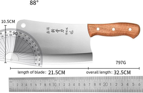 Meat Cleaver, Chopping Knife Bone Chopper Heavy Duty Chicken Bone Chopper Kitchen Knives Household Vegetable Knives2