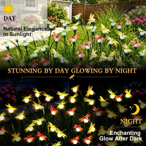 Solar Swaying Dragonfly Garden Lights (2 Pack)5