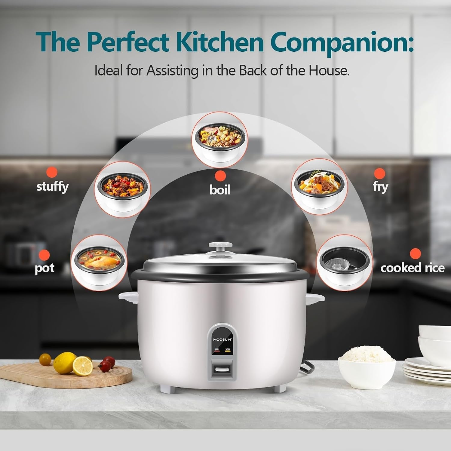 commercial-rice-cooker-large-capacity-30-cup-uncooked-60-cup-cooked-with-one-touch-operation-and-12-hour-keep-warm-easy-to-use-and-clean-1600w-white