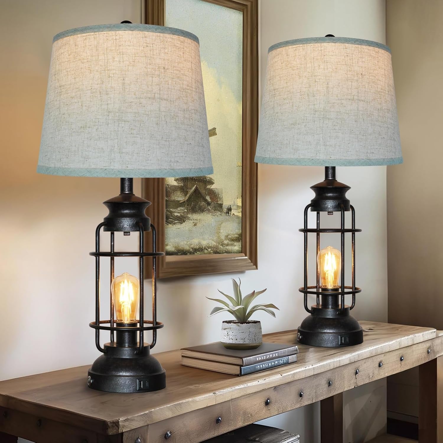 table-lamps-set-of-2-with-usb-port-3-way-dimmable-touch-lamps-28-5-tall-rustic-industrial-living-room-lamps-for-bedroom-bedside-office-4-bulbs-included