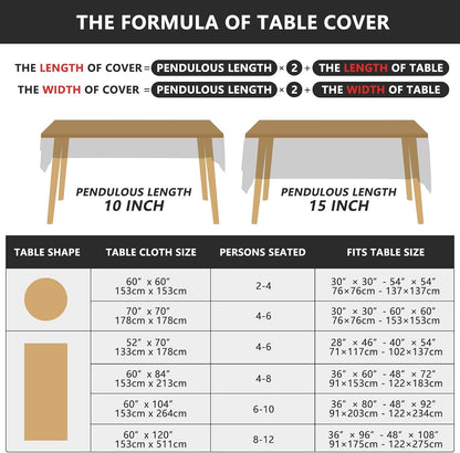 Boho Tablecloth 60 × 120 Inch, Bohemia Decorations for Home Boho Decor Dinning Table Cover6
