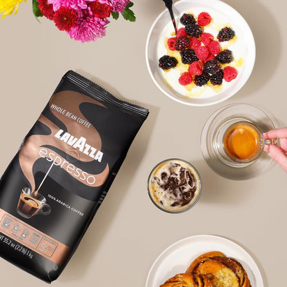 Lavazza Espresso Whole Bean Coffee, Medium Roast, 100% Arabica, 2.2 Lb Bag - (Pack of 2)6