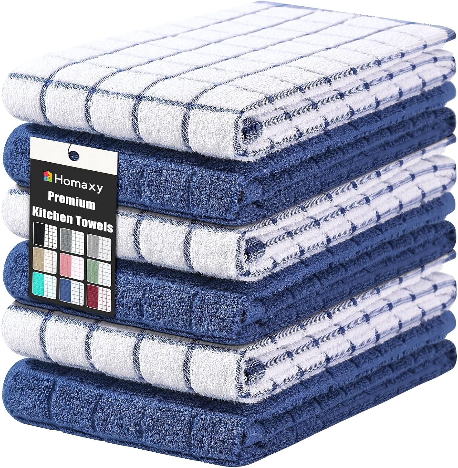 large-premium-cotton-kitchen-towels-16x-28-6-pack-navy-blue