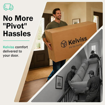 79" Convertible Futon Sofa Bed, Boneless Couch for Living Room, Black8