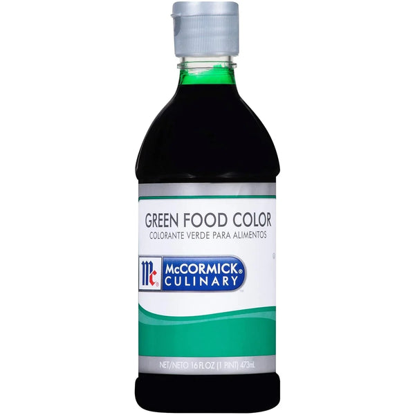 Green Food Coloring, 16 Fl Oz - One 16 Fluid Ounce Bottle Green Liquid Food Coloring, Add Vivid Green Color to Cakes, Cookies, Icings and More1