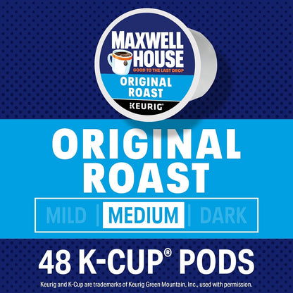 K-Cup Coffee Pods, 48 Ct Box, Original Roast Medium Roast | Smooth & Rich Medium Roast Coffee Pods, Full-Bodied Flavor, Rich Aroma, Compatible with All Keurig Brewers, Kosher3