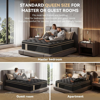 Mattress Queen Size, 12 Inch Queen Hybrid Mattress in a Box5