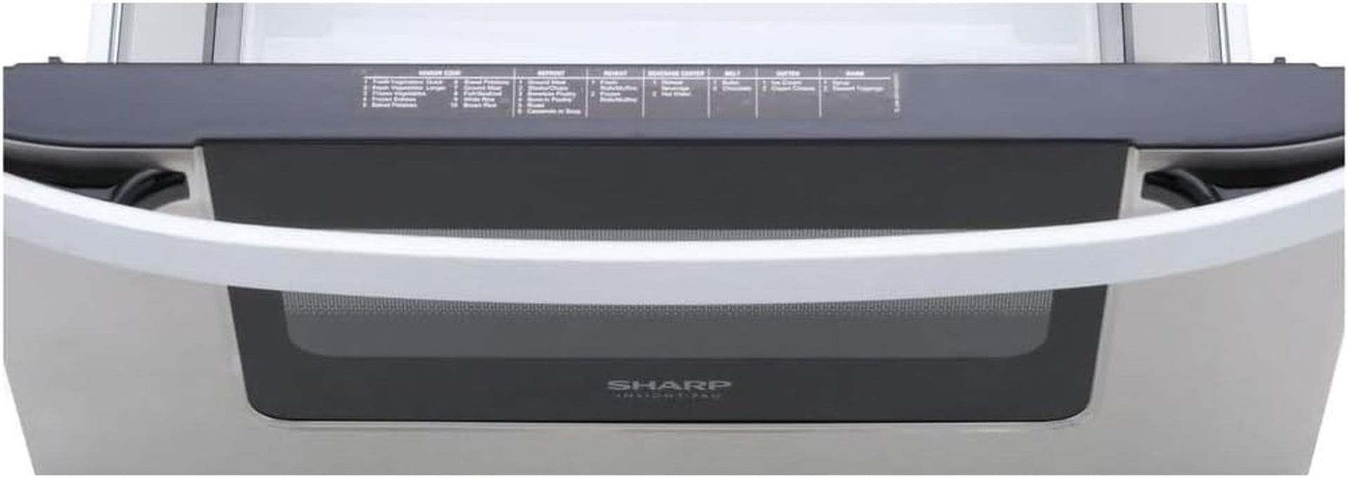 sharp-kb6524psy-24-in-1-2-cu-ft-built-in-microwave-drawer-oven-1-2-cubic-feet-950-watt-angled-touch-control-panel