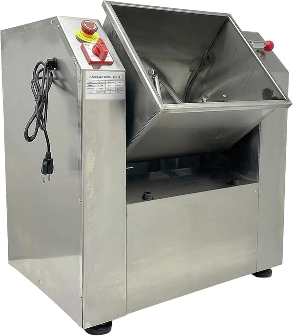 Commercial Dough Mixer All Stainless Steel Pizza Dough Mixer 110V Dough Blender Kneading Machine with 25 KG Kneading Capacity and 90 Degree Tilt for Schools Bakeries Restaurants Pizzerias1