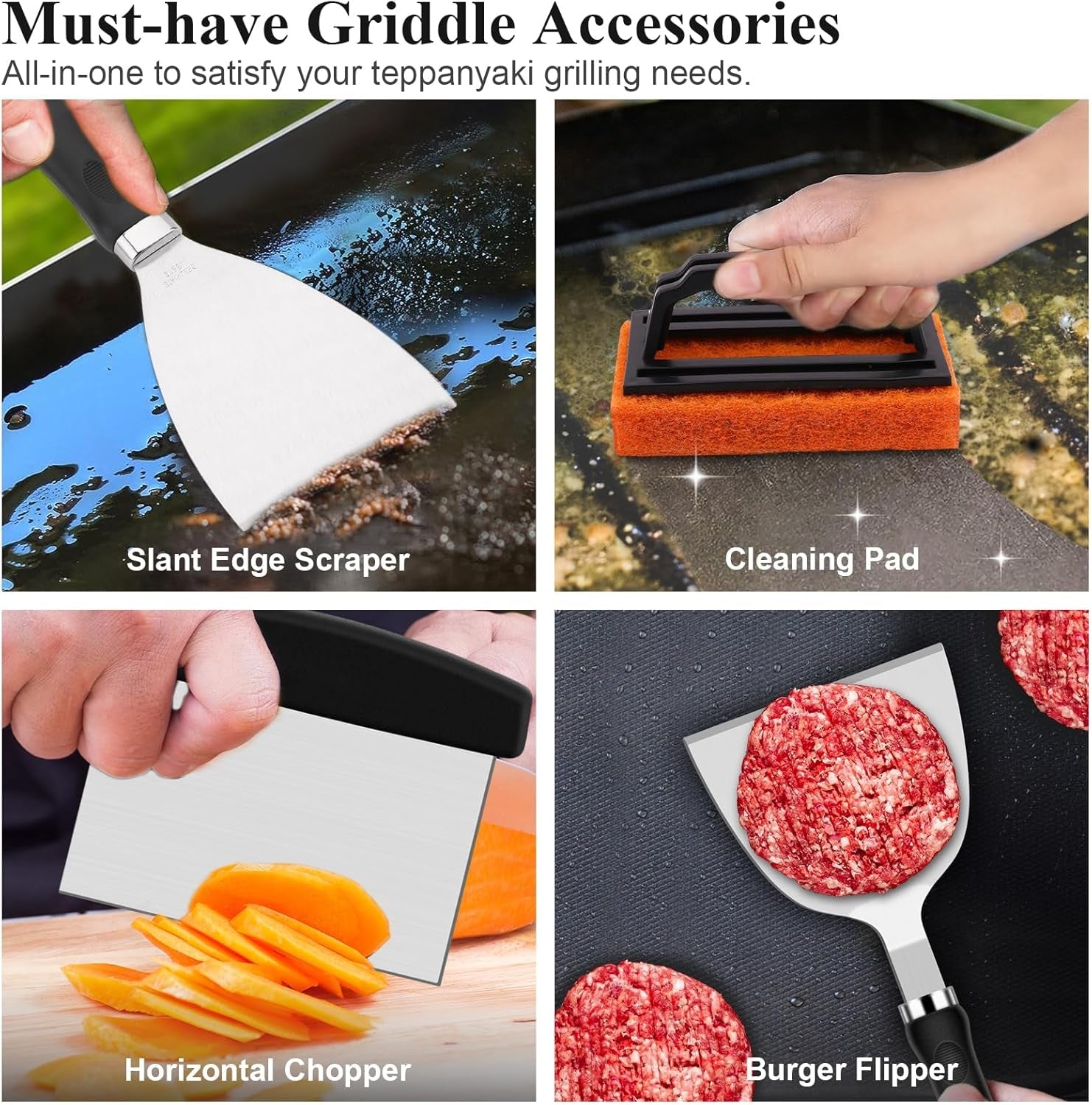 27pcs-griddle-accessories-kit-for-blackstone-professional-hibachi-flat-top-grill-tools-enlarged-spatula-gift-set-with-basting-cover-burger-press-patty-maker-for-outdoor-bbq-teppanyaki