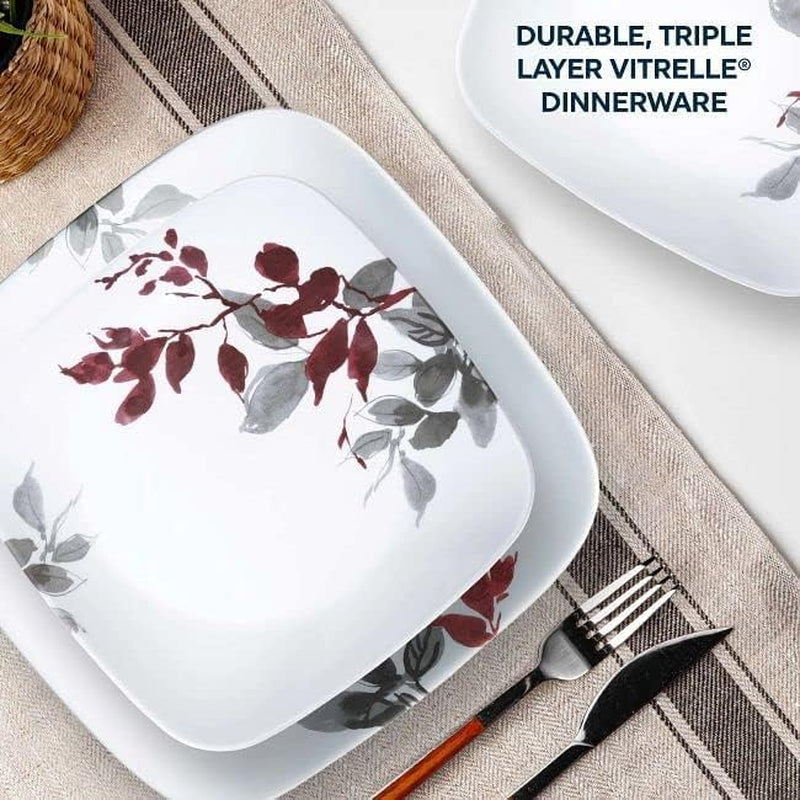 kyoto-leaves-16pc-service-for-4-dinnerware-set-8-plates-bowls-chip-break-resistant-dinner-and-ware-white