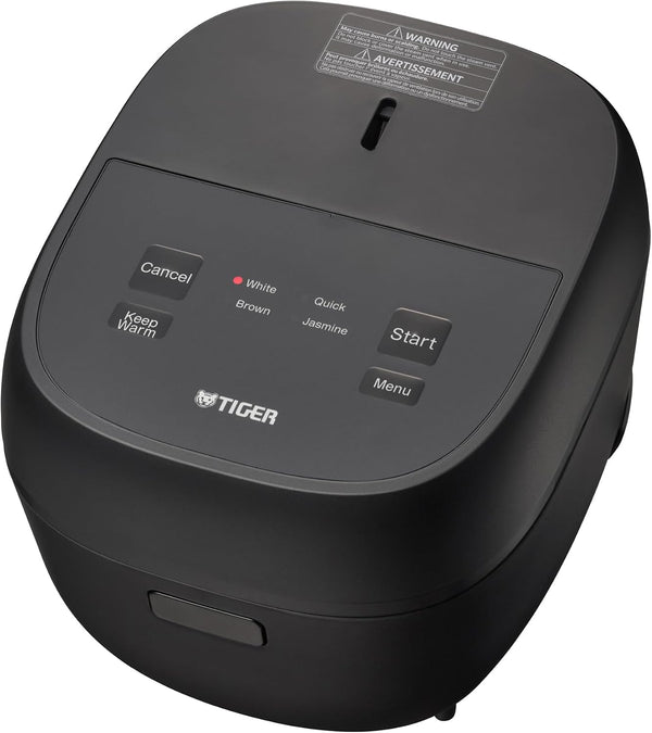 JBT-B10U-KY 5.5 Cup (Uncooked) Micom Rice Cooker and Warmer with Non-Stick Ceramic Coated Inner Pot and 4 Auto-Cook Settings, Black1
