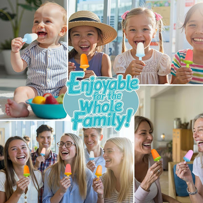 Silicone Popsicle Molds for Toddlers, 6-Cavity Mini Popsicle Molds | Bpa-Free with 6 Colorful Reusable Sticks for Breast Milk, Fruit Puree, Yogurt, Juice and Homemade Frozen Treats, Red6