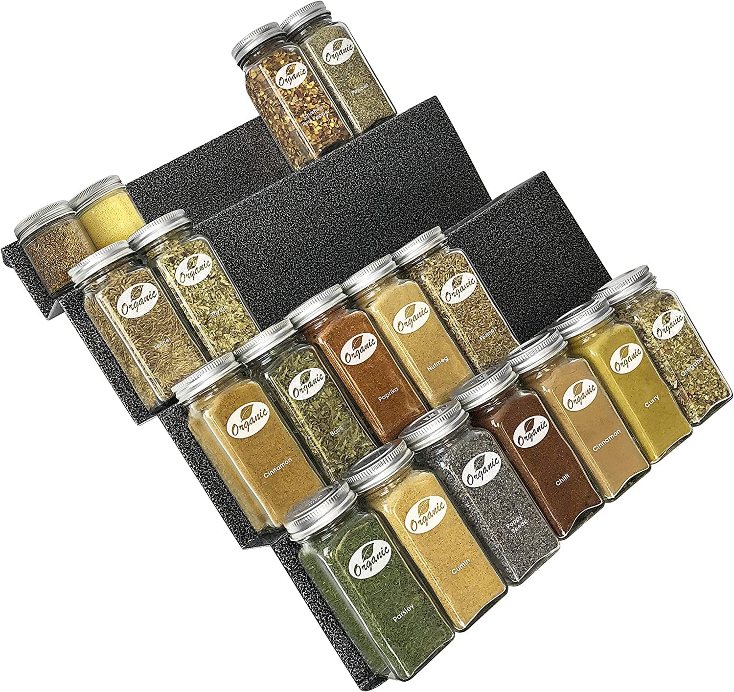 ®-spice-drawer-organizer-heavy-gauge-steel-4-tier-rack-drawer-insert-tray-for-jars-herbs-and-seasoning-kitchen-cabinet-storage-silver-metallic-large