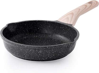 Nonstick Frying Pan Skillet, 8 Inch Small Egg Omelet Pan, Healthy and Non Toxic, Induction Compatible, PFOA Free1