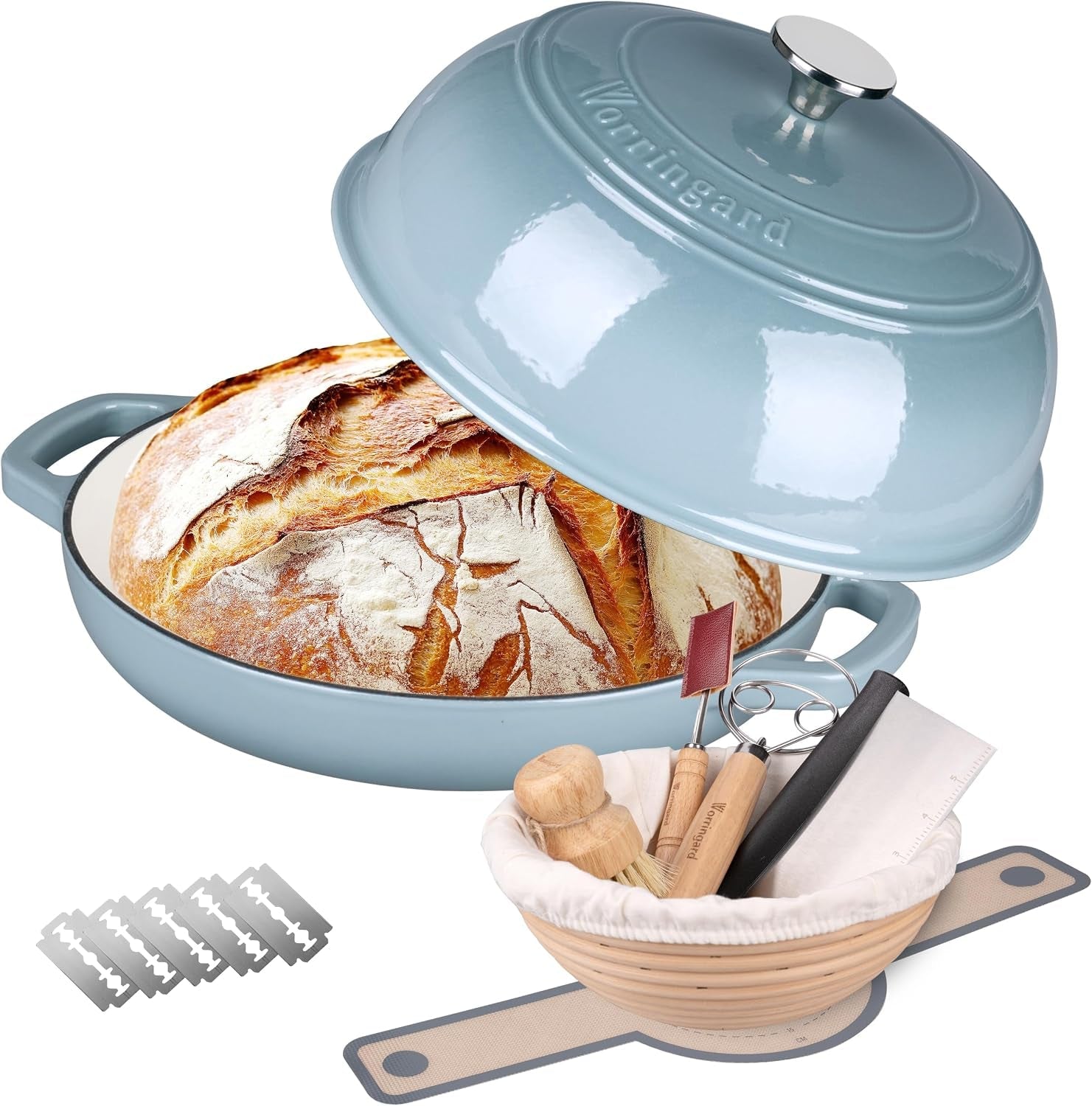 enameled-cast-iron-dutch-oven-pot-with-lid-bread-oven-for-sourdough-bread-baking-dutch-ovens-with-bread-proofing-basket-baking-supplies-set-6-quart-sea-salt