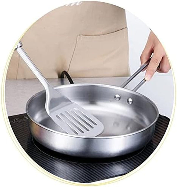 3Pcsset Stainless Steel Cookware Set Flat Bottom Frying Pan Soup Pot Milk Pot Kit Induction Cooker Cooking Pan for Home Kitchen (2)5