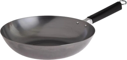 JOYCE CHEN Professional Series 12-Inch Carbon Steel Stir Fry Pan with Phenolic Handle1