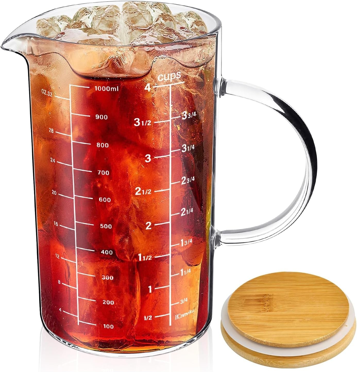 glass-measuring-cup-1000-ml-33-8-oz-4-cup-high-borosilicate-glass-measuring-cup-with-wood-lid-insulated-handle-v-shaped-spout-for-kitchen-restaurant-easy-to-read