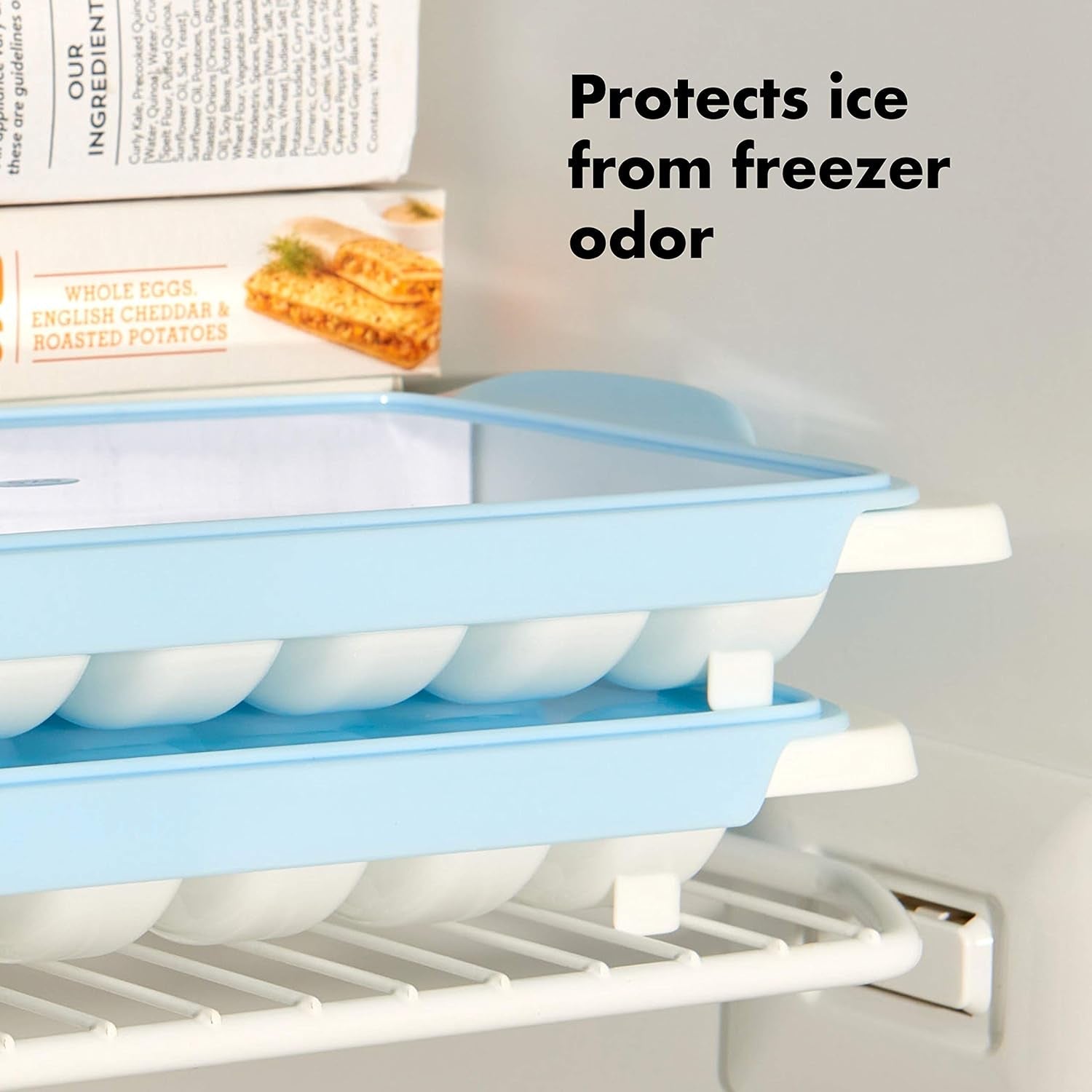 good-grips-flexible-ice-cube-tray-with-lid-2-pack-blue-white-spill-proof-lid-freezer-storage-kitchen-accessory-twist-to-release-easy-for-stacking-dishwasher-safe