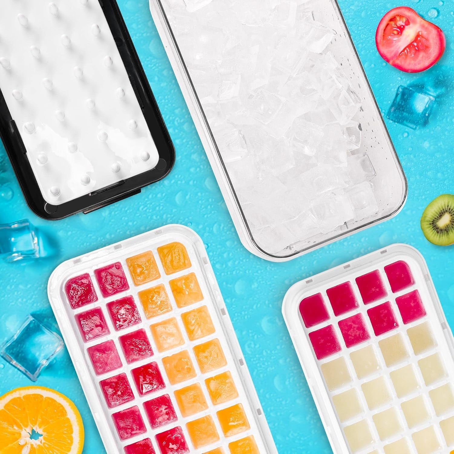 ice-trays-for-freezer-with-lid-bin-ice-cube-tray-making-64-pcs-ice-cubes-easy-press-to-release-ice-ice-tray-with-storage-bin-chilling-cocktail-whiskey-coffee-2-trays-1-ice-bucket-scoop-black