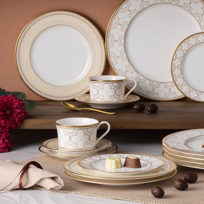 Trefolio Gold 40-Piece Dinnerware Set, Service for 810