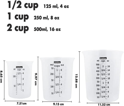 Silicone Measuring Cup Set for Cooking7