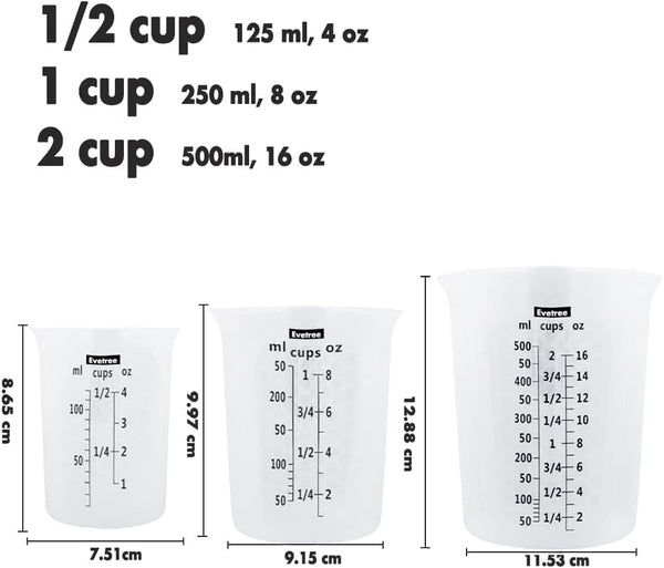 Silicone Measuring Cup Set for Cooking7