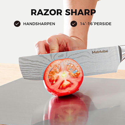 7" Nakiri Knife Ultra Sharp Kitchen Knife for Meat and Vegetable4