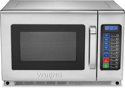 Microwave Oven with 1.2 Cu Ft & 10 Programmable Memory Settings | 1.2 Cu Ft, 1800W, 10 Programmable Memory Settings, Stainless Steel, for Commercial Kitchens & Restaurants1