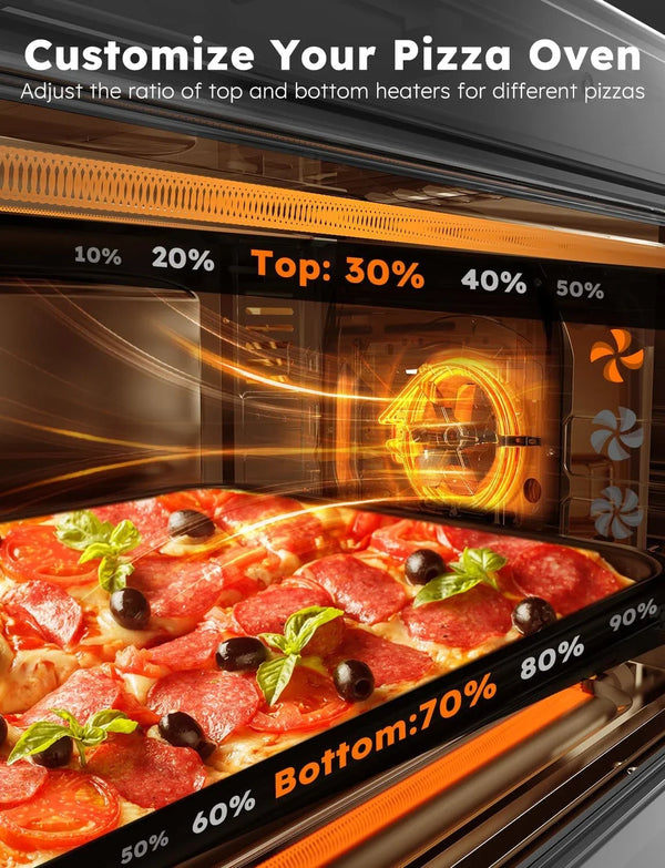 Bravo XL Pro Air Fryer Toaster Oven W/Grill Combo, 2026 New System | Ultra-Fast Convection, 35% Crispier, 2X More Even, 142 Presets, 50-500F, Smarter Probe, PFAS Free, 30QT, Stainless Steel6