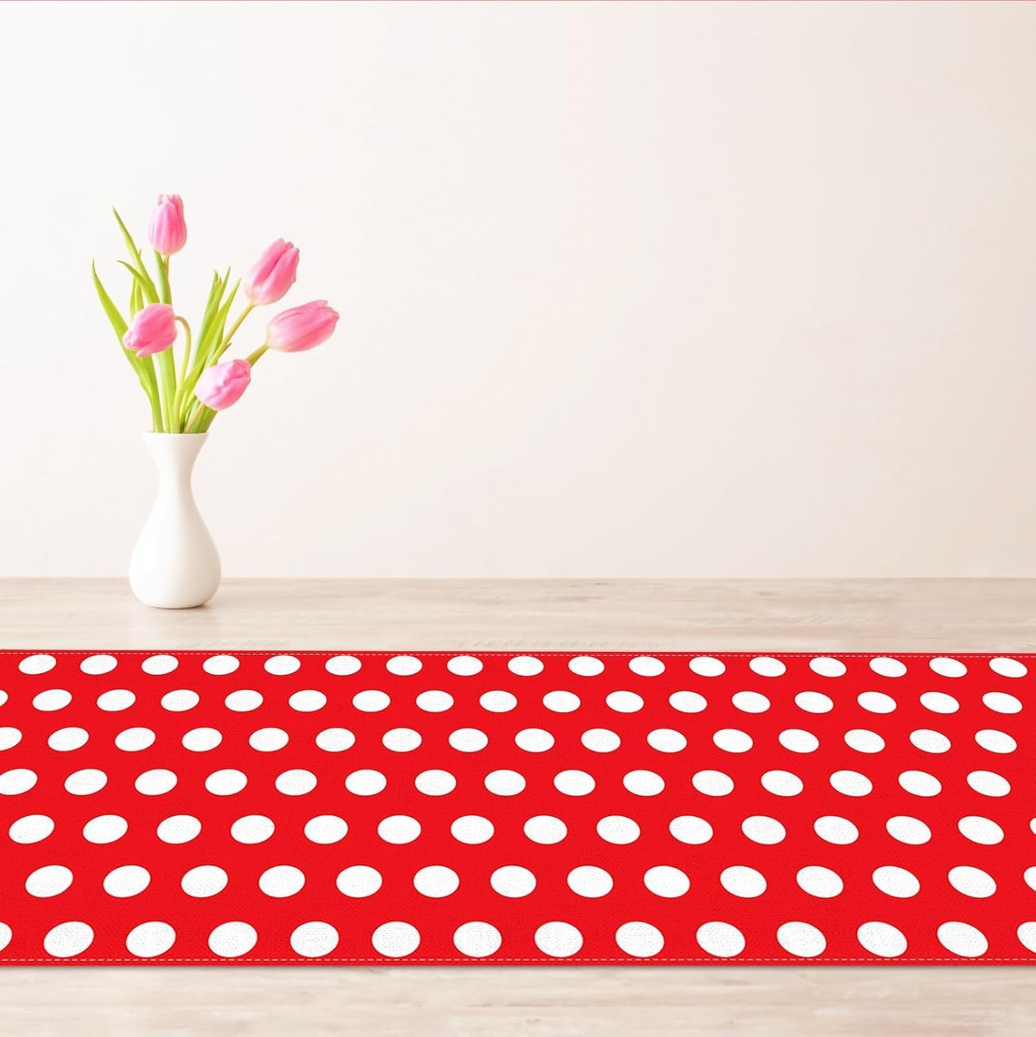 red-polka-dot-table-runner-mouse-themed-birthday-party-decoration-kids-baby-shower-dining-room-home-kitchen-island-decor-red-13-x-72