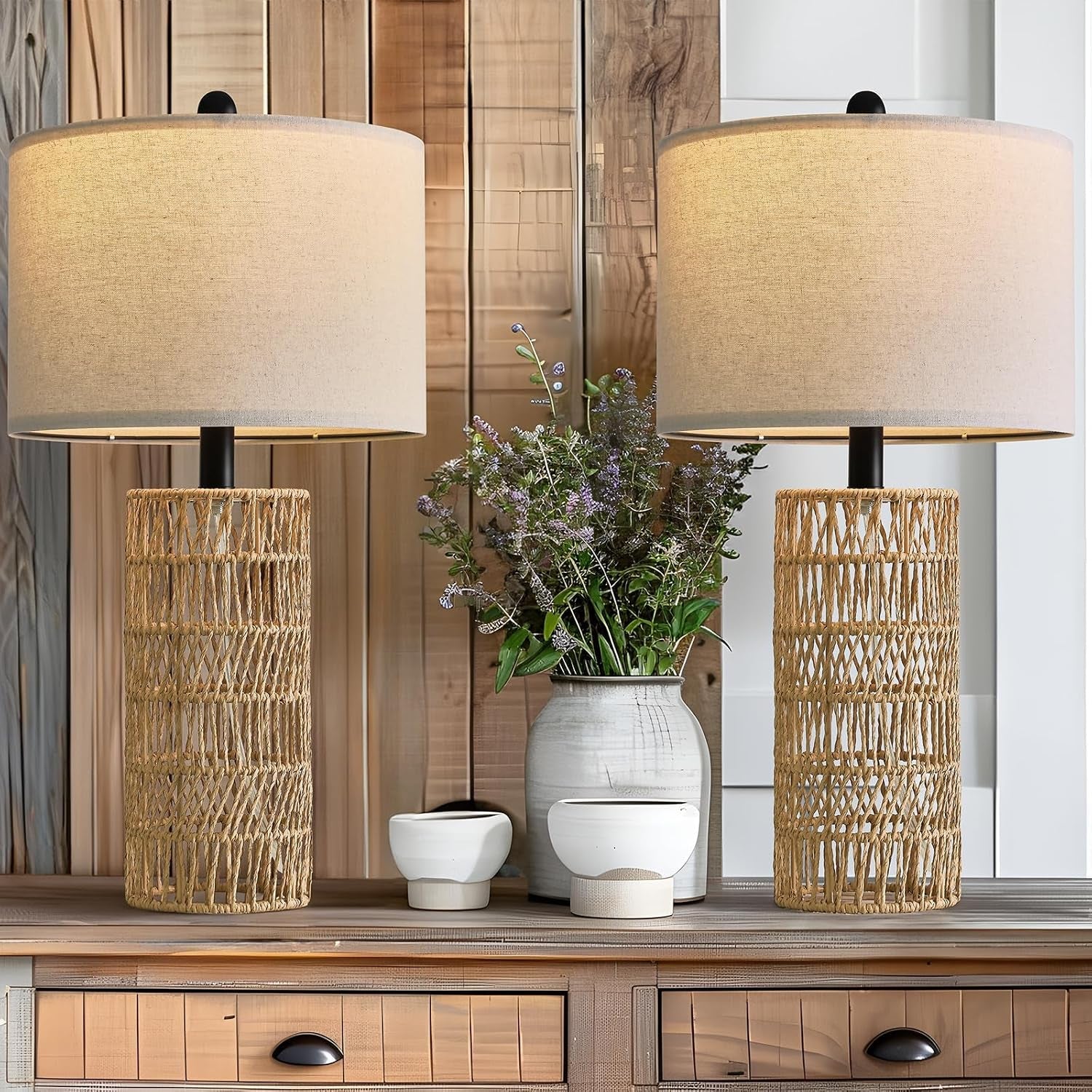 22-5-boho-table-lamps-set-of-2-for-living-room-bedside-lamp-for-nightstands-rattan-lamp-for-bedroom-farmhouse-table-lamp-for-room-decor-end-table-retro-brown-not-include-bulbs