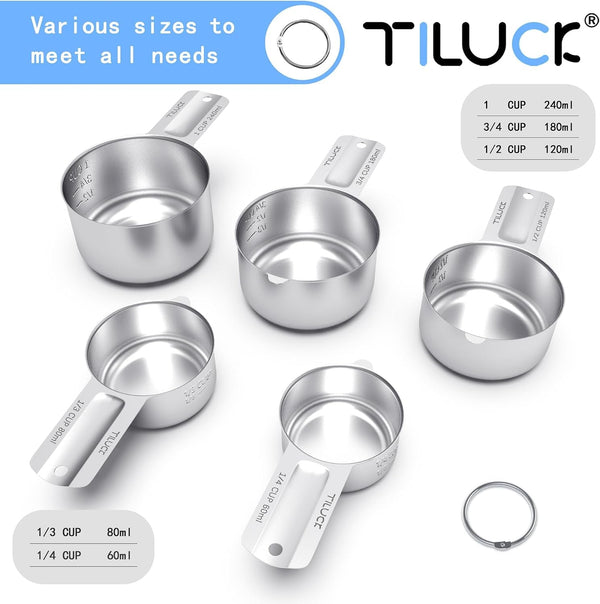 Stainless Steel Measuring Cups Set,Kitchen Gadgets for Cooking & Baking,Set of 52