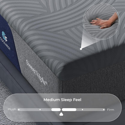 Coolnest 14 Inch King Size Mattress,Cooling Memory Foam Mattress | Cool Night Sleep, 5-Zone Ergo Support for Pressure Relief, Enhanced Breathability, Medium Feel, Certipur-Us Certified7