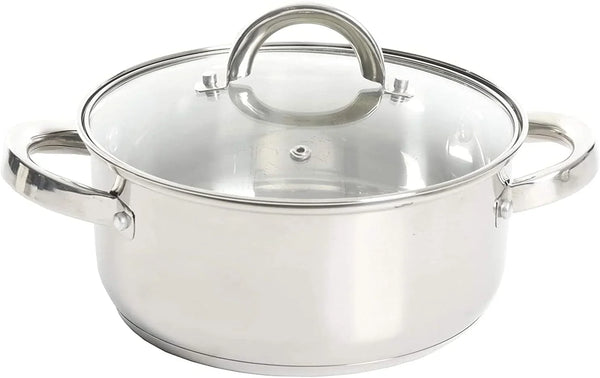 Oster Dutch Oven with Steamer Basket 3-Quart - Sangerfield Stainless Steel, Stovetop Steamer for Vegetables, Rice & Tamales, Dishwasher Safe4