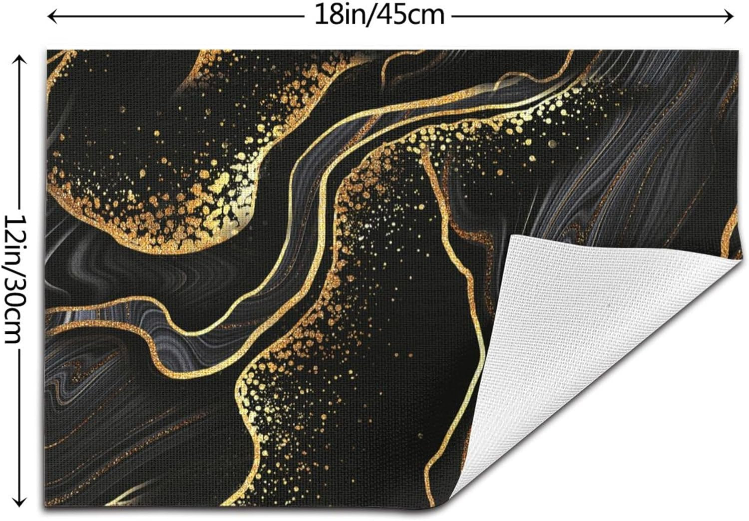 black-gold-marble-texture-placemats-set-of-4-black-table-mats