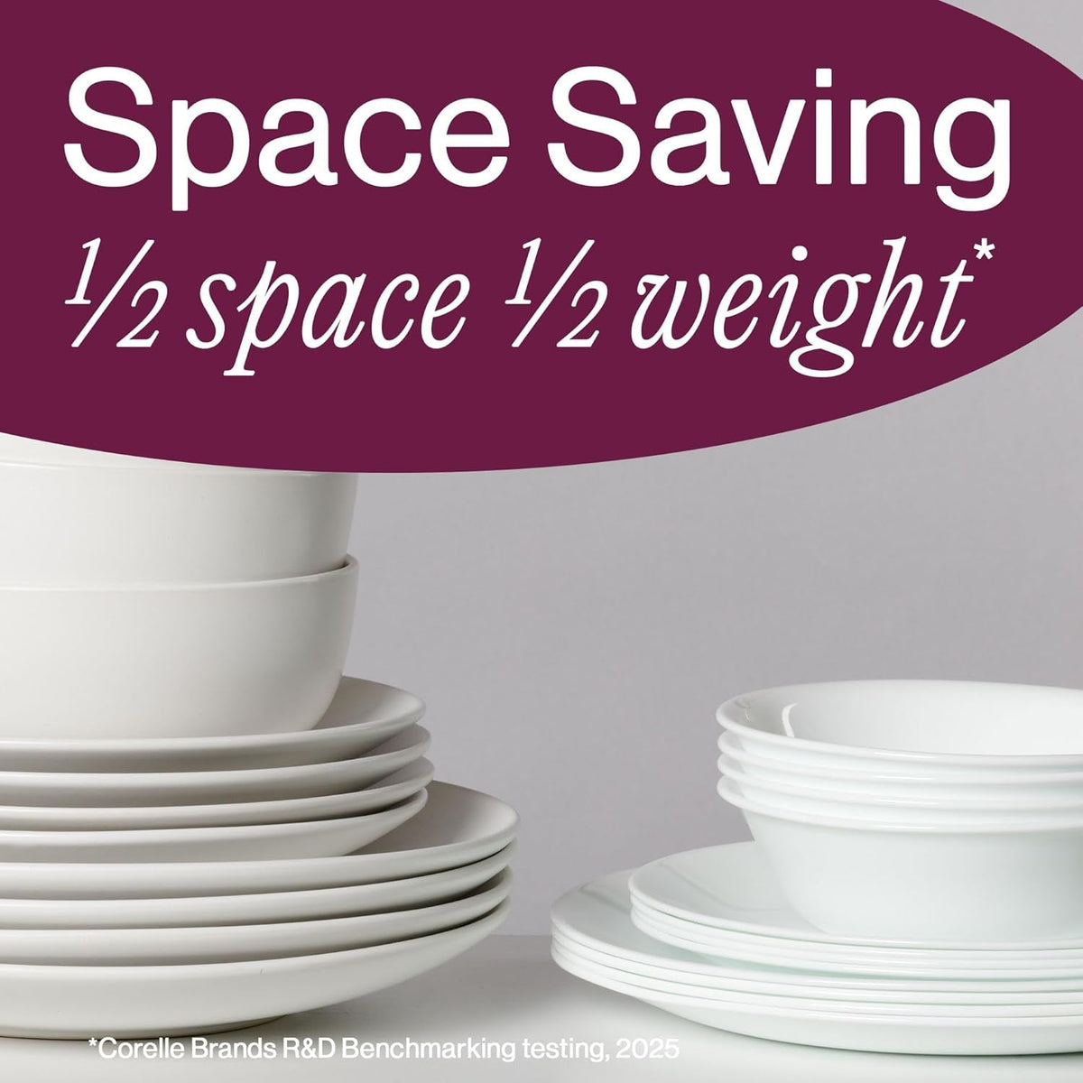 vitrelle-18-piece-service-for-6-dinnerware-set-triple-layer-glass-and-chip-resistant-lightweight-round-plates-and-bowls-set-delicate-grid