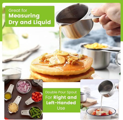 Stainless Steel Measuring Cups Set of 7 with Pour Spout6