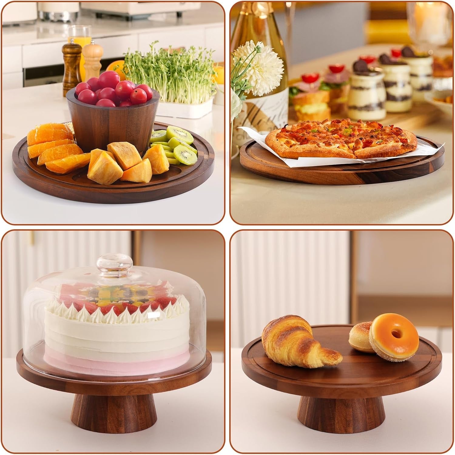 acacia-wood-cake-stand-with-glass-lid-12-magnetic-base-for-parties-kitchen