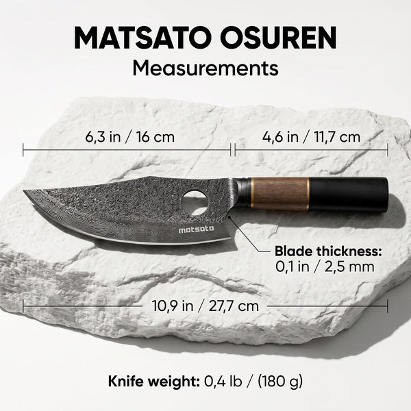 New 2026 Osuren Chef Knife 6.3 Inch – Japanese Stainless Steel5