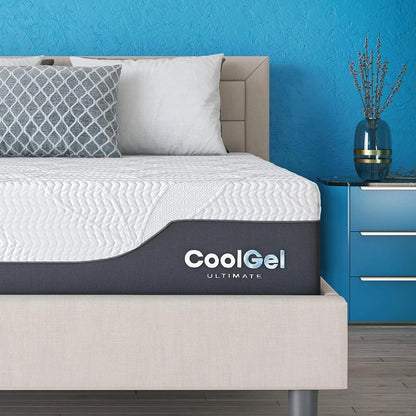 Chill Memory Foam 14-Inch Mattress with Pillow, Certipur-Us Certified, Mattress in a Box, Full, White1
