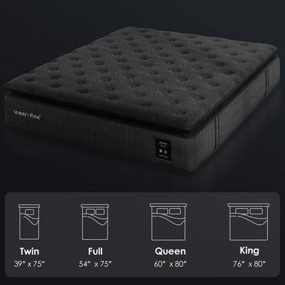 12 Inch Hybrid Pillow Top Queen Mattress in a Box9
