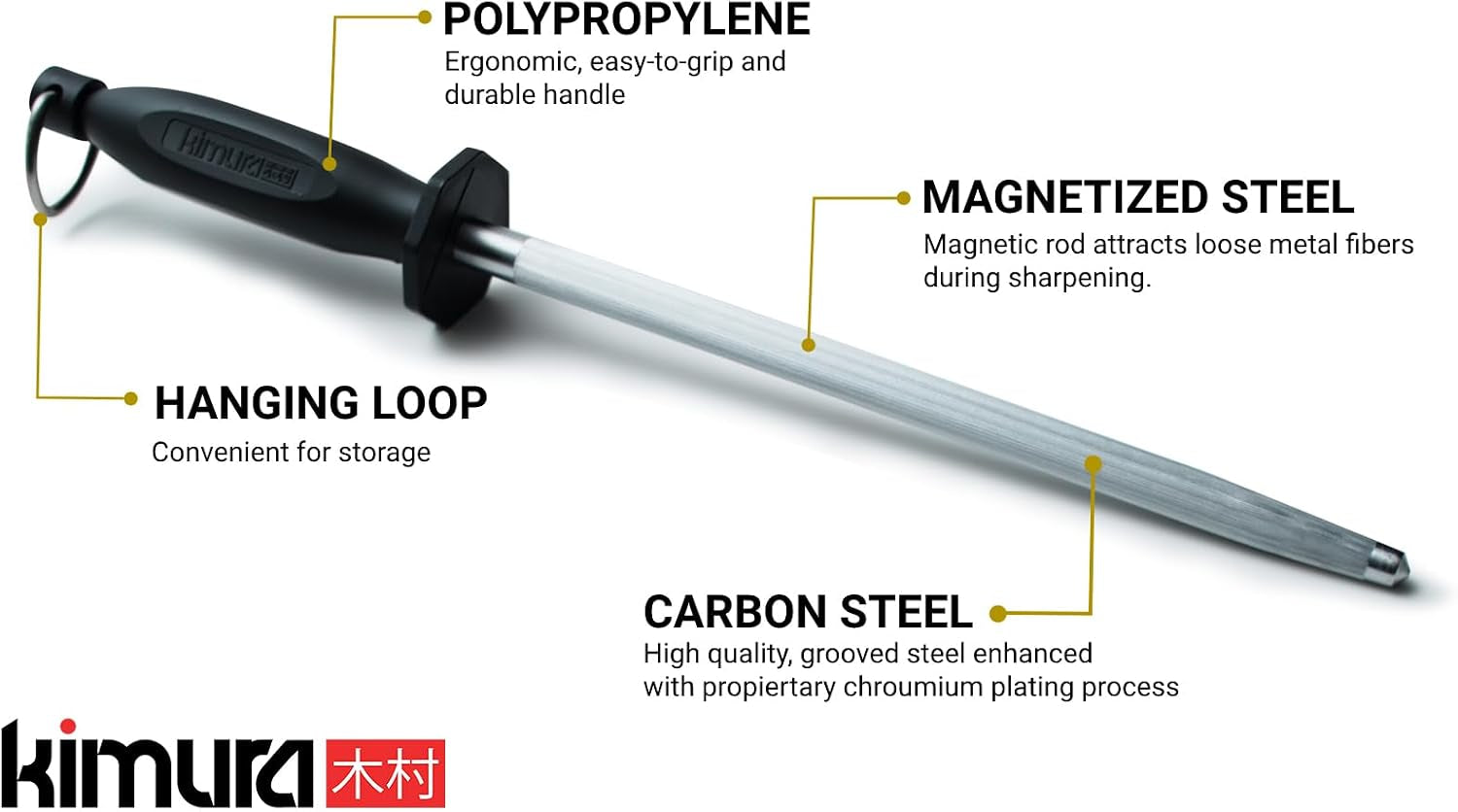 ®-professional-honing-steel-10-inch-honing-rod-carbon-steel-knife-sharpener-magnetized-steel-ergonomic-balanced-polypropylene-handle-ideal-for-all-chef-knives-japanese-gift-box