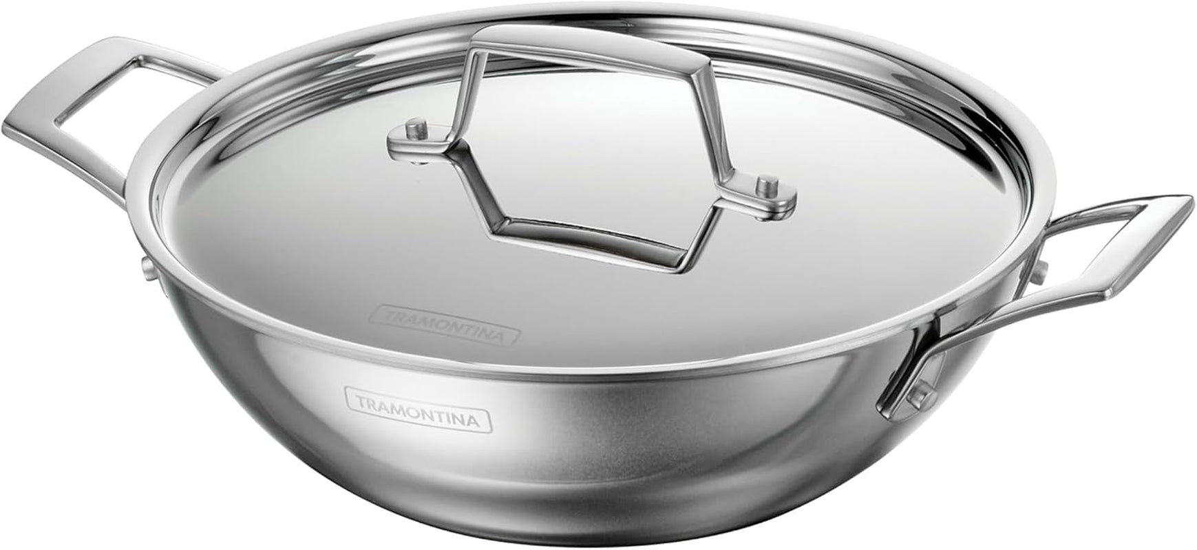 utsava-2-75-quart-tri-ply-clad-stainless-steel-kadai-with-lid-kadhai-pot-for-indian-cooking