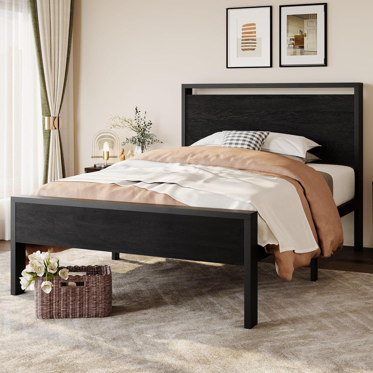 14-inch-twin-size-metal-platform-bed-frame-with-wooden-headboard-and-footboard-mattress-foundation-no-box-spring-needed-large-under-bed-storage-heavy-duty-slats-support-black-oak