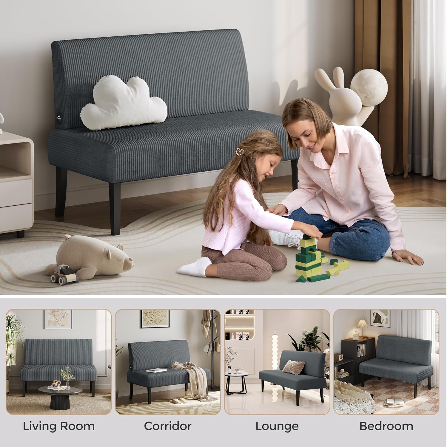 small-loveseat-armless-sofa-chair-with-usb-ports-dark-gray
