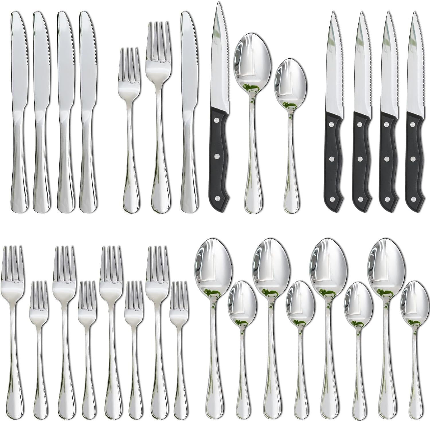 silverware-set-with-steak-knives-24-piece-flatware-set-for-4-food-grade-stainless-steel-cutlery-set-mirror-polished-utensils-set-include-spoons-and-forks-for-home-kitchen-restaurant