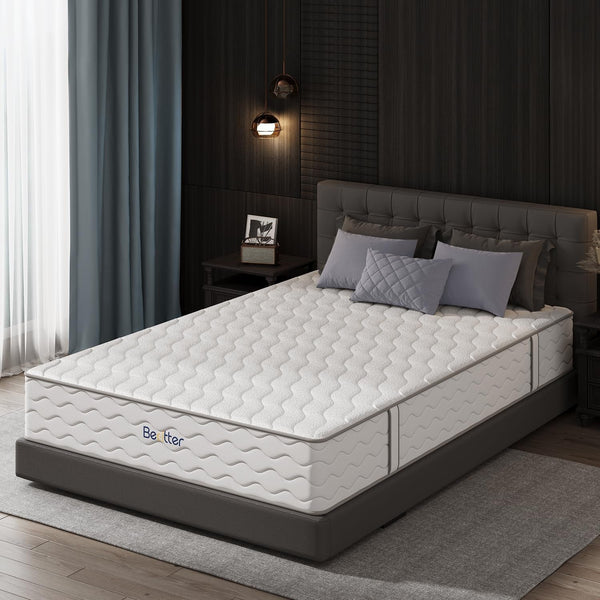 14 Inch King Size Mattress, Luxury Cooling Hybrid Mattress with Ice Silk Cover & Gel Memory Foam, 7-Zone Support, Extra Firm Bed for Couples, Strong Edge Support, No Sagging & Motion Isolation7